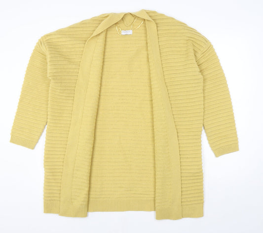 Womens UK Size L Papaya Yellow Pullover Jumper