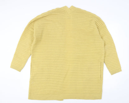 Womens UK Size L Papaya Yellow Pullover Jumper