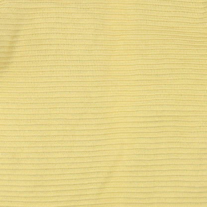 Womens UK Size L Papaya Yellow Pullover Jumper