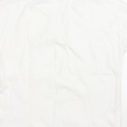 Womens UK Size 12 NEXT White Basic T-Shirt