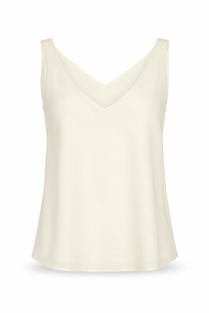 Womens UK Size 10 River Island Ivory Wrap T-Shirt