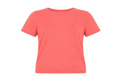 Classics Womens Pink Round Neck Acrylic Pullover Jumper Size XL