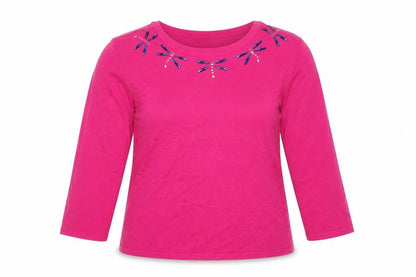 Womens UK Size L Mudflower Pink Pullover Jumper