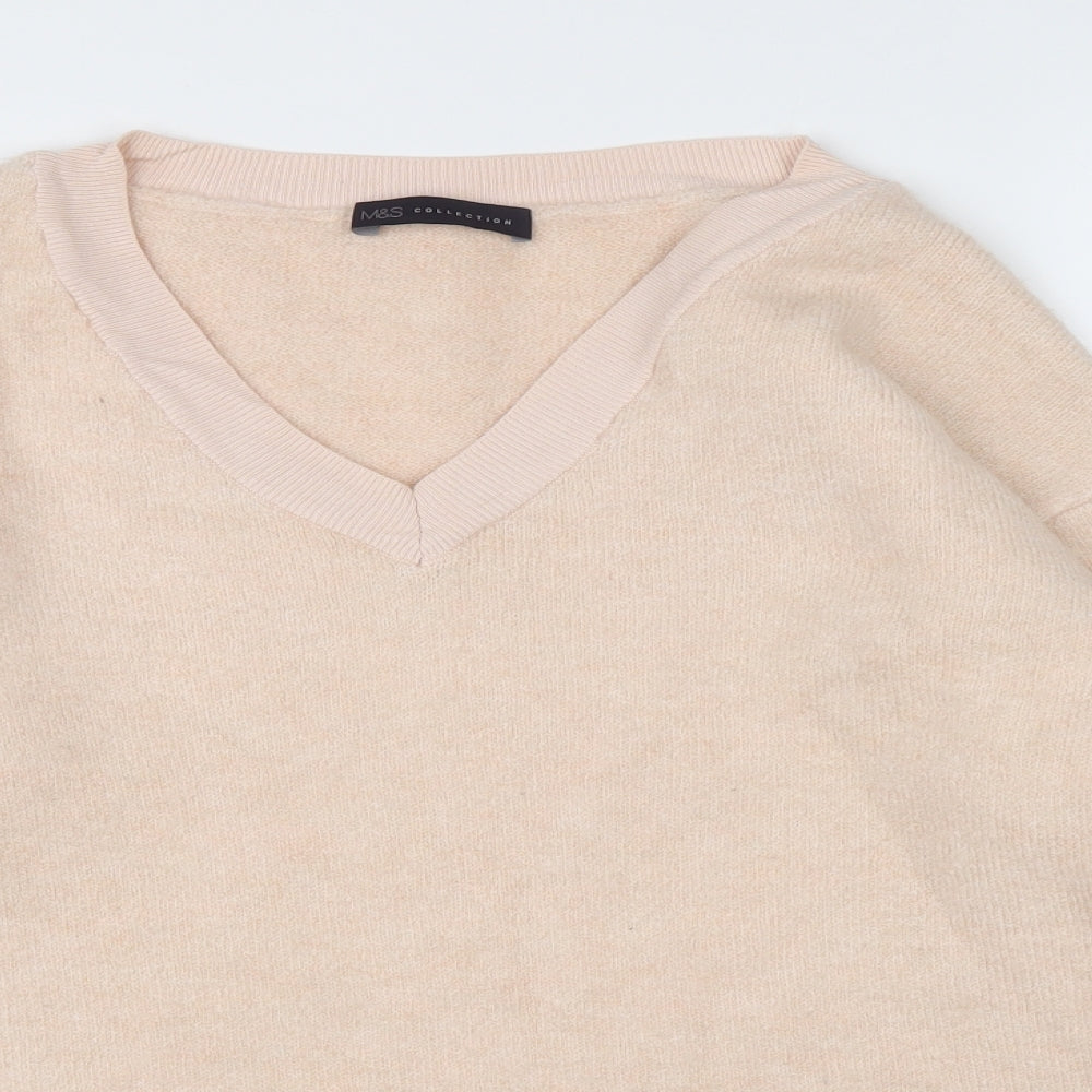 Womens UK Size 8 Marks and Spencer Pink Pullover Jumper