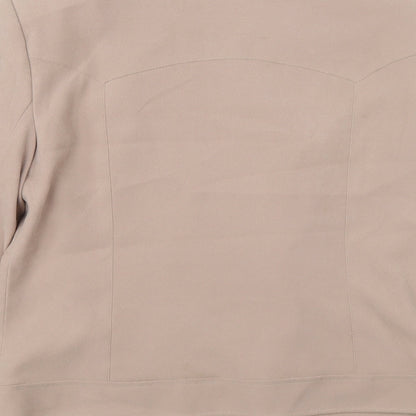 Select Womens Beige Jacket Size 8 Zip