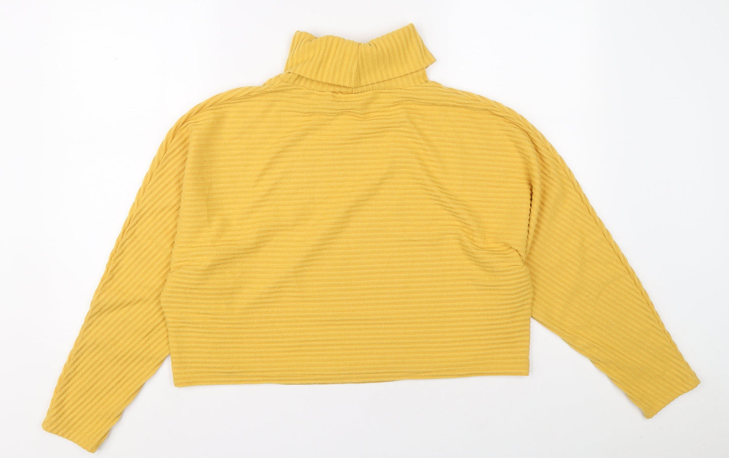 Womens UK Size L New Look Yellow Pullover Jumper