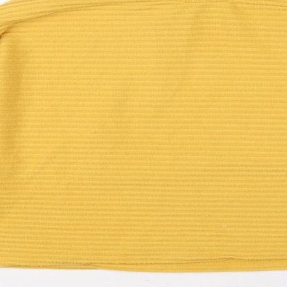Womens UK Size L New Look Yellow Pullover Jumper