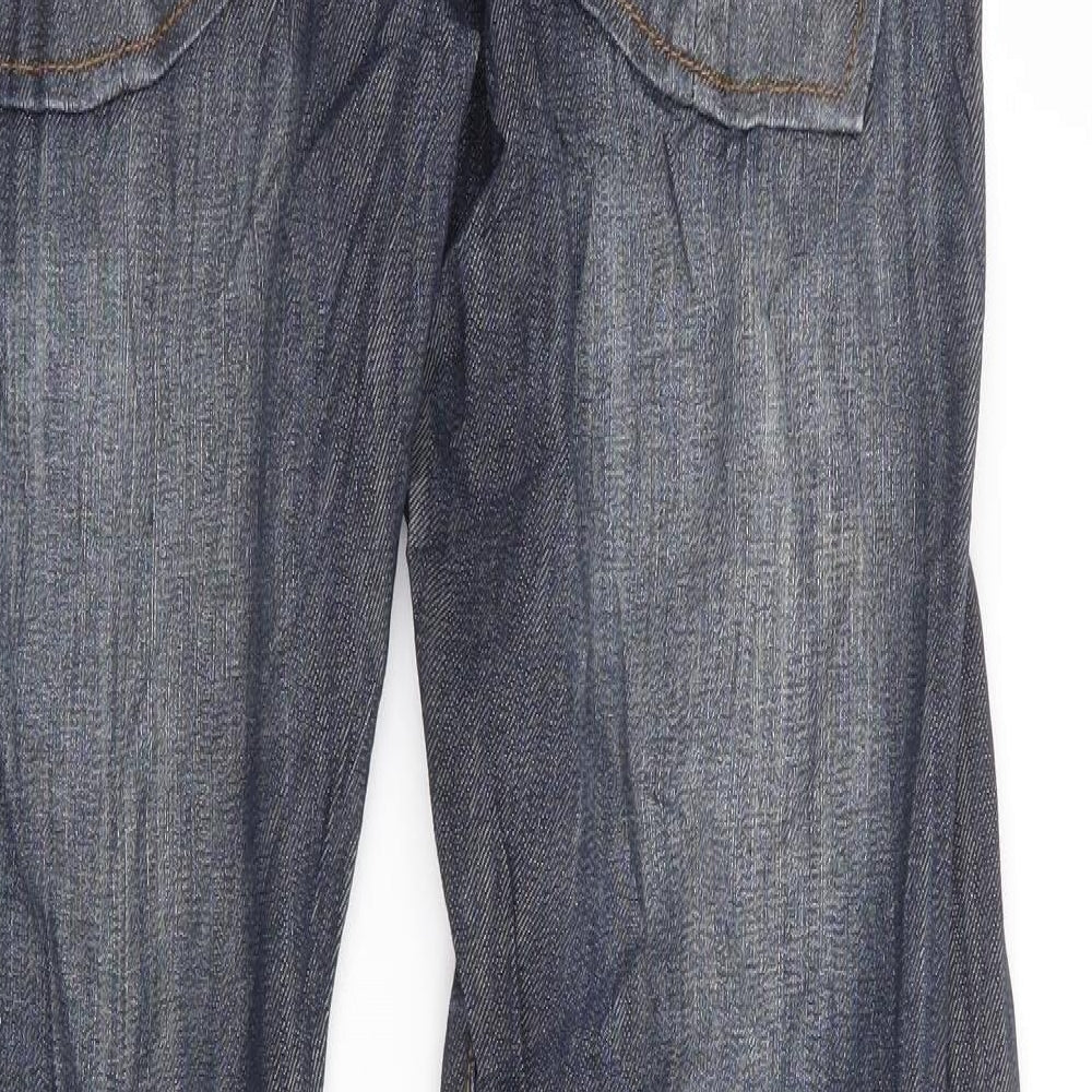 Mens UK Size 32 in Preworn Regular Fit Straight Blue Jeans