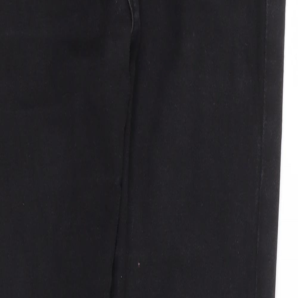 Primark Womens Black Cotton Skinny Jeans Size 8 L28 in Regular Zip