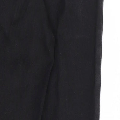 Primark Womens Black Cotton Skinny Jeans Size 8 L28 in Regular Zip