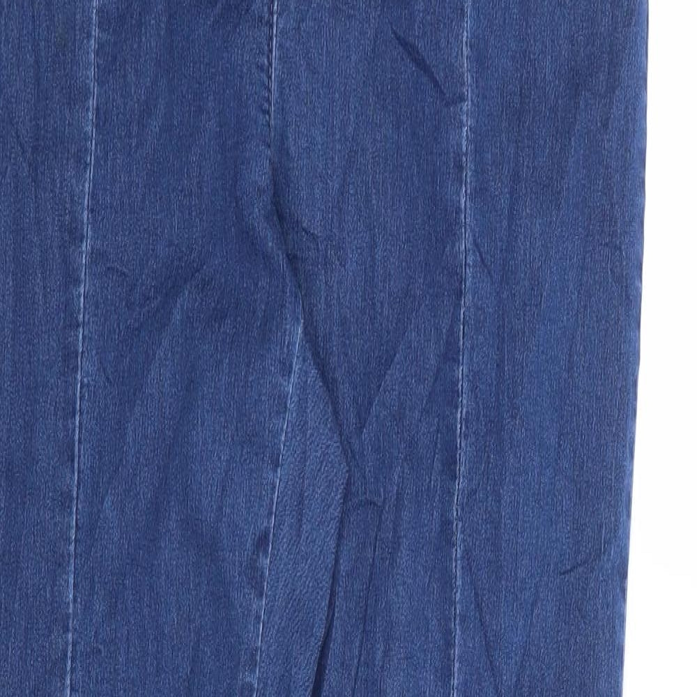 Intuition Womens Blue Cotton Jegging Jeans Size 12 L30 in Regular