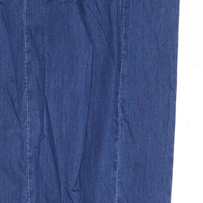 Intuition Womens Blue Cotton Jegging Jeans Size 12 L30 in Regular