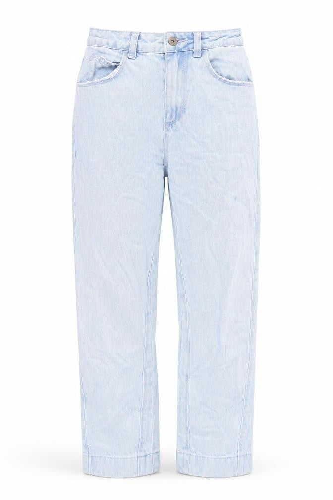 Collusion Womens Blue 100% Cotton Mom Jeans Size 25 in L28 in Regular Zip
