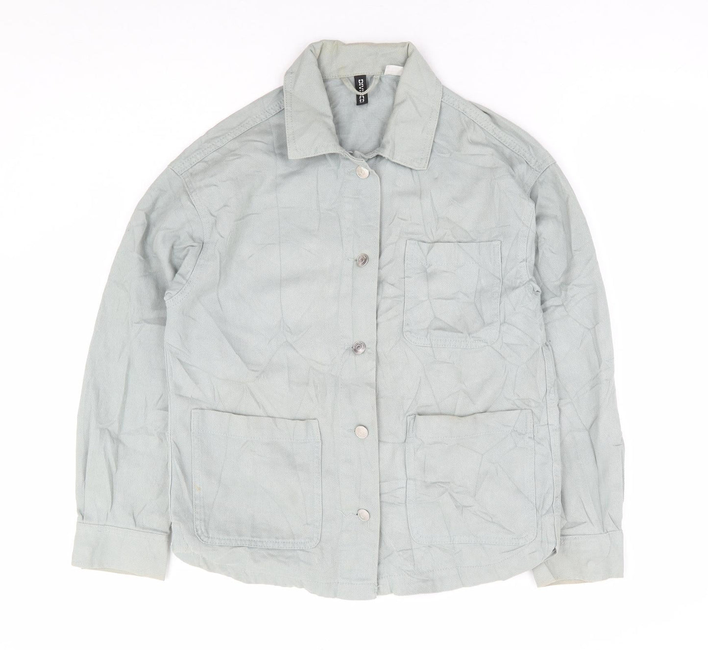 Divided by H&M Womens Green Jacket Size XS Button