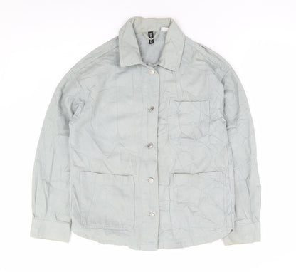 Divided by H&M Womens Green Jacket Size XS Button