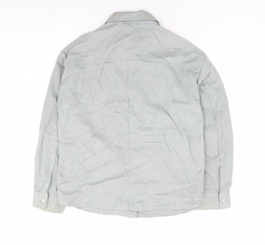 Divided by H&M Womens Green Jacket Size XS Button