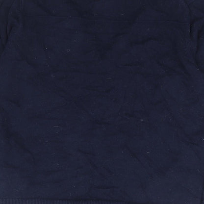 Womens UK Size 8 Zara Blue Cardigan Jumper