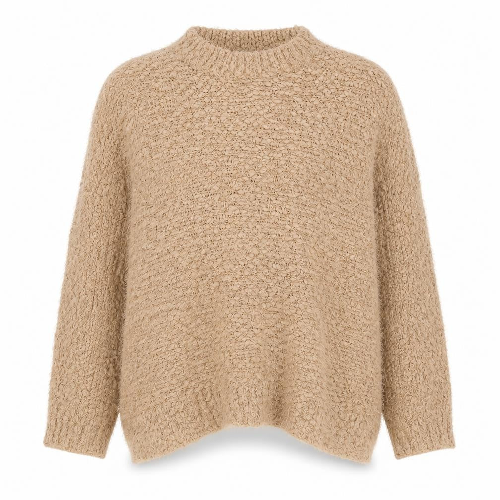Womens UK Size M Boohoo Brown Pullover Jumper