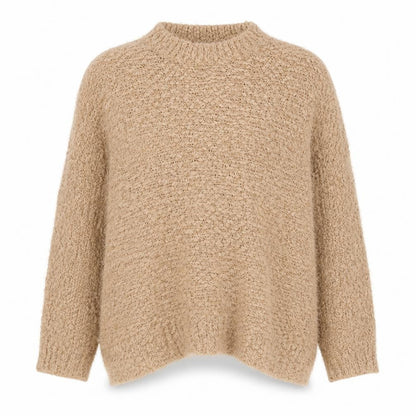 Womens UK Size M Boohoo Brown Pullover Jumper