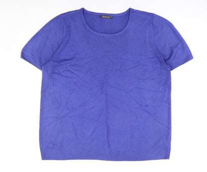 Womens UK Size 22 Bonmarché Blue Pullover Jumper