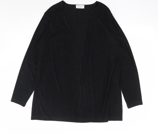 Womens UK Size M Bonmarché Black Cardigan Jumper