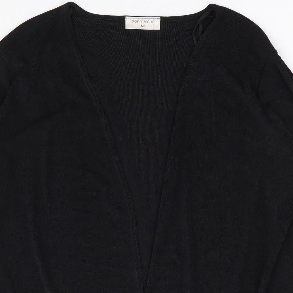 Womens UK Size M Bonmarché Black Cardigan Jumper