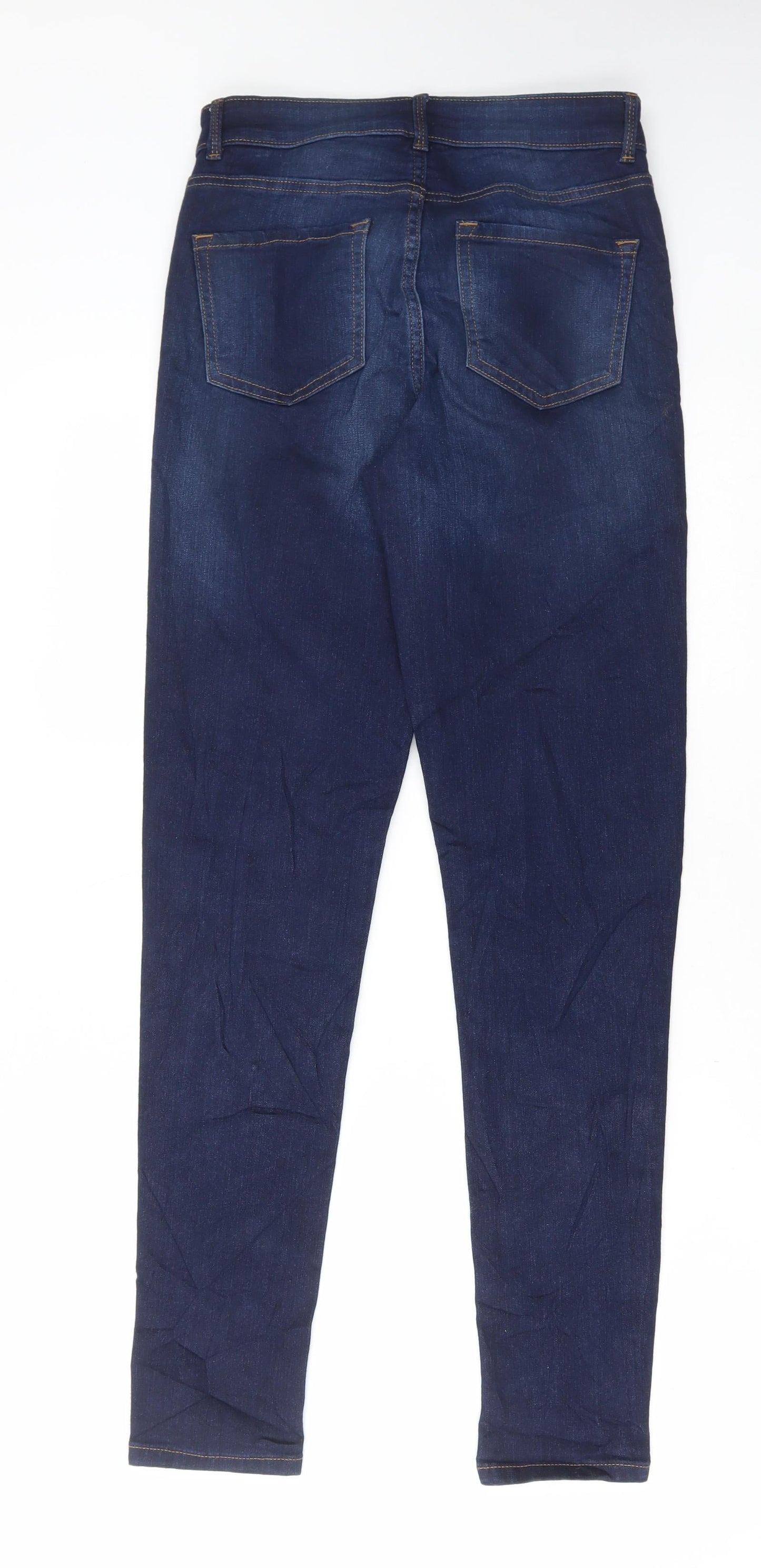Womens UK Size 8 Marks and Spencer Regular Fit Skinny Blue Jeans