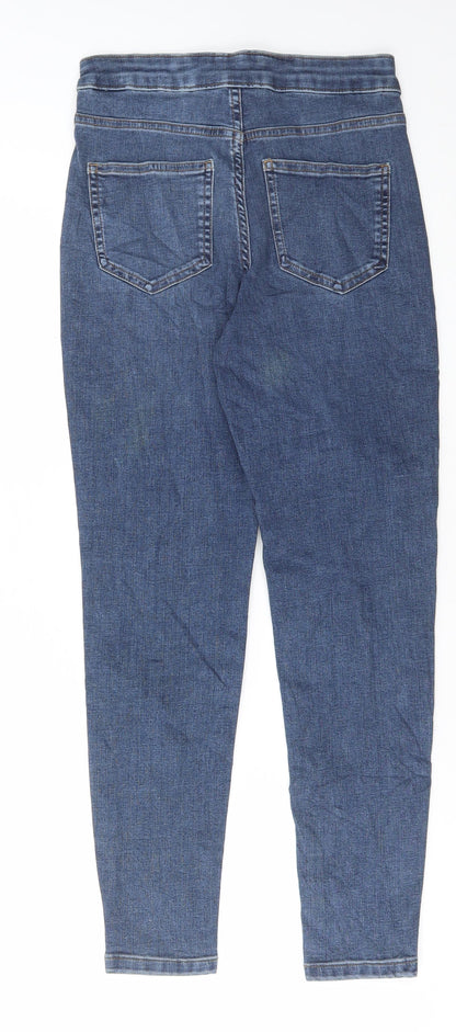 Womens UK Size 8 Marks and Spencer Regular Fit Skinny Blue Jeans