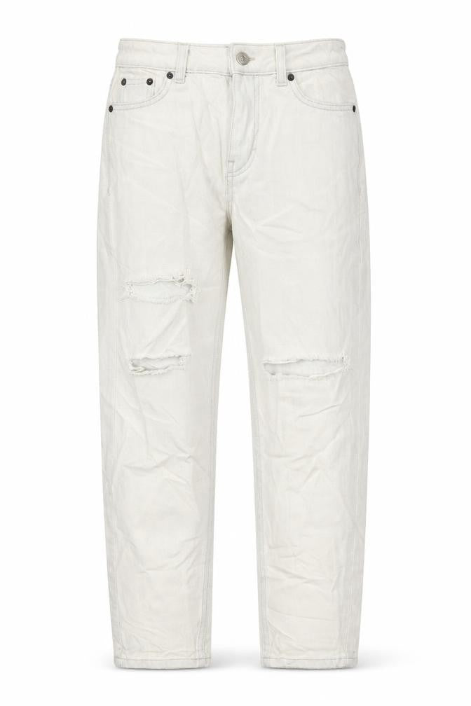 Womens UK Size 25 in Topshop Regular Fit Mom White Jeans
