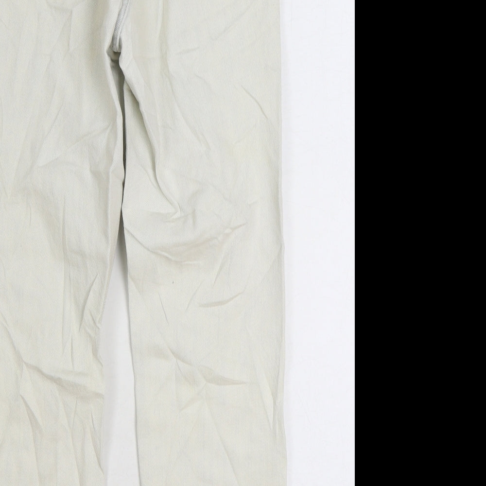 Womens UK Size 25 in Topshop Regular Fit Mom White Jeans