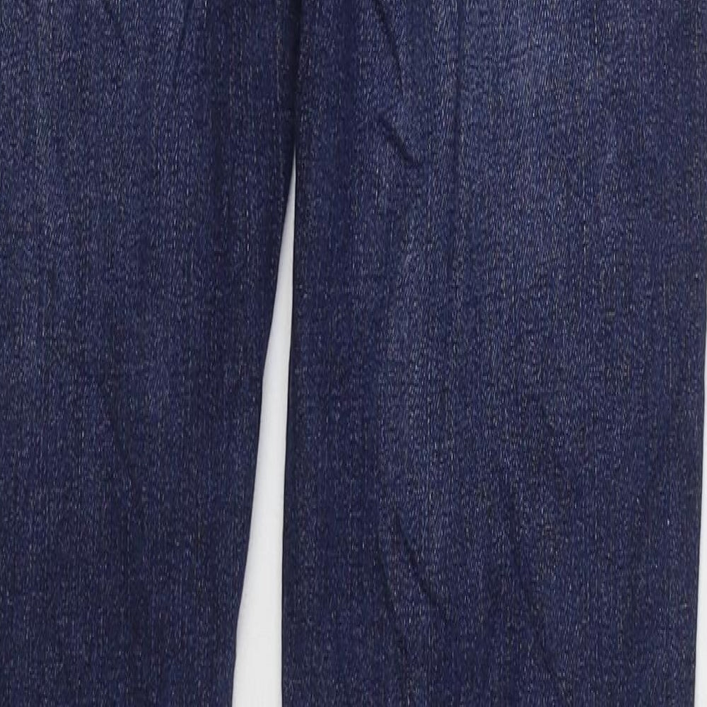 H&M Mens Blue Cotton Skinny Jeans Size 28 in L31 in Regular Button