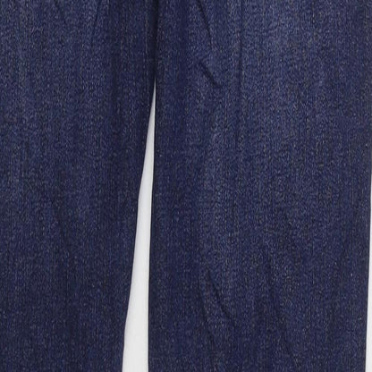 H&M Mens Blue Cotton Skinny Jeans Size 28 in L31 in Regular Button