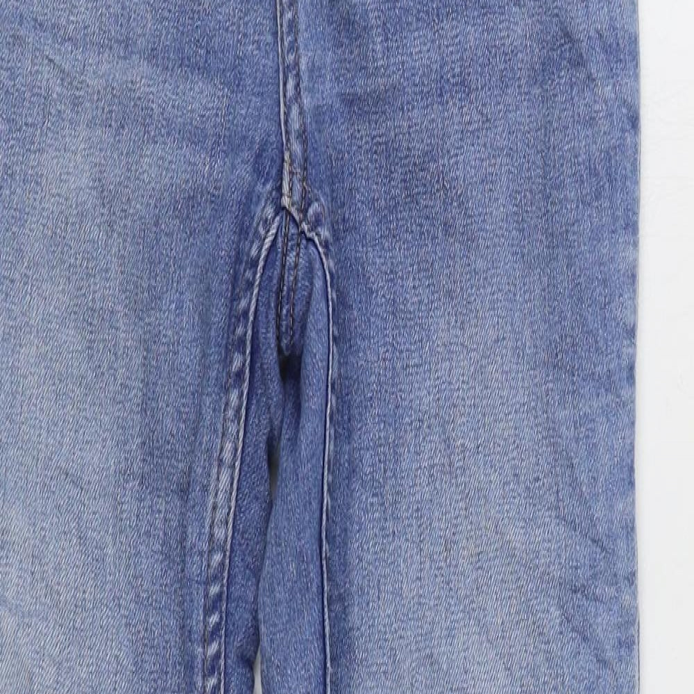 Womens UK Size 4 H&M Regular Fit Skinny Blue Jeans