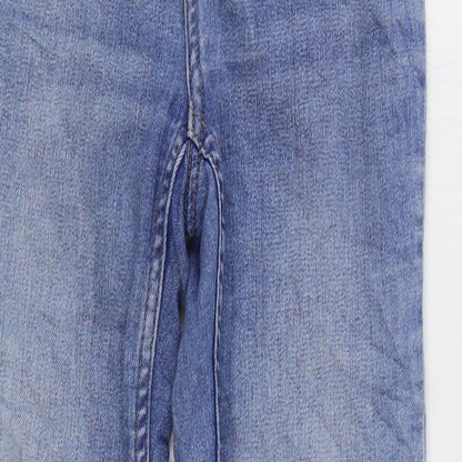 Womens UK Size 4 H&M Regular Fit Skinny Blue Jeans