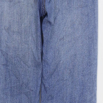 Womens UK Size 4 H&M Regular Fit Skinny Blue Jeans