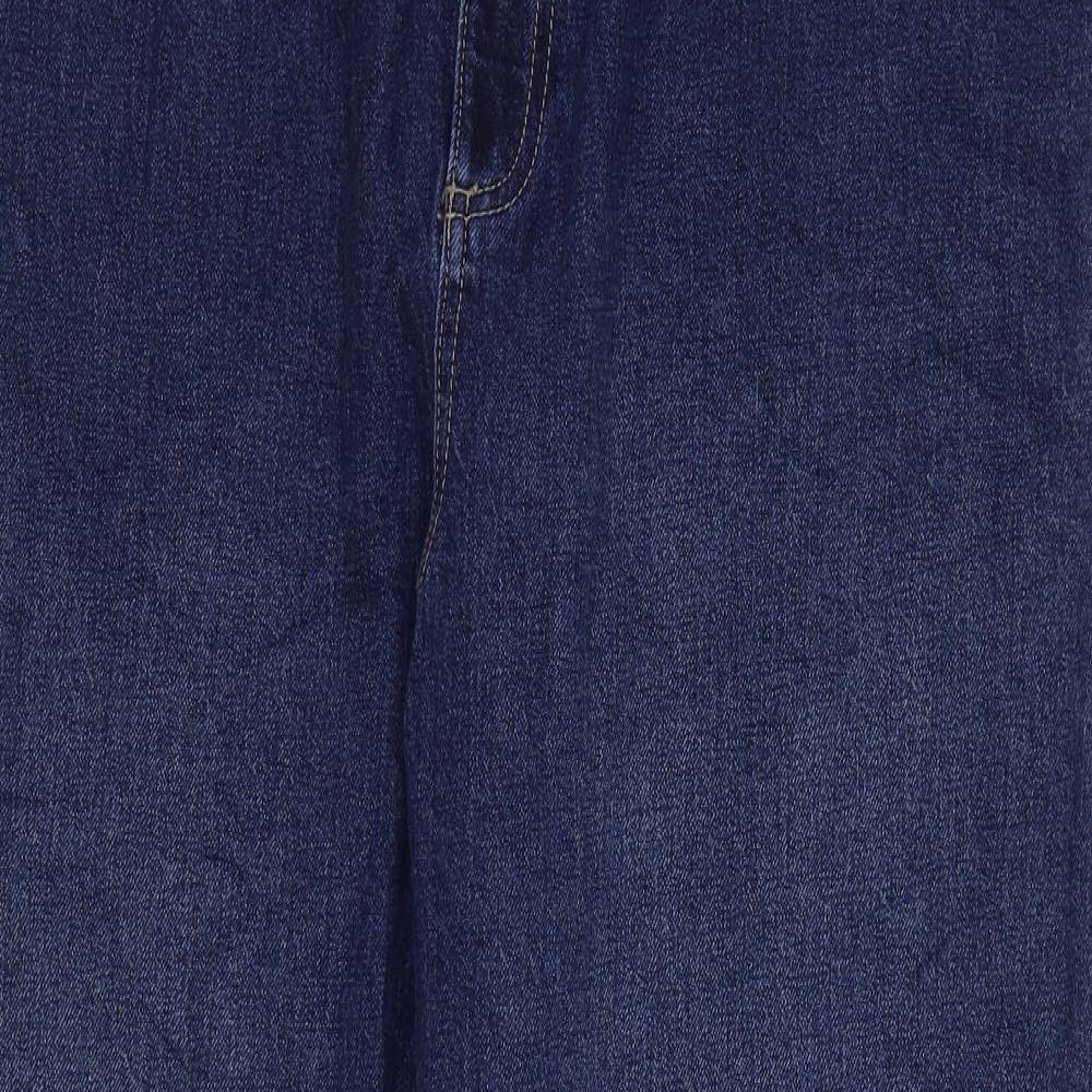 Womens UK Size 18 Marks and Spencer Regular Fit Tapered Blue Jeans