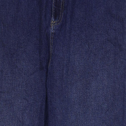 Womens UK Size 18 Marks and Spencer Regular Fit Tapered Blue Jeans