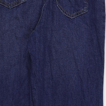 Womens UK Size 18 Marks and Spencer Regular Fit Tapered Blue Jeans