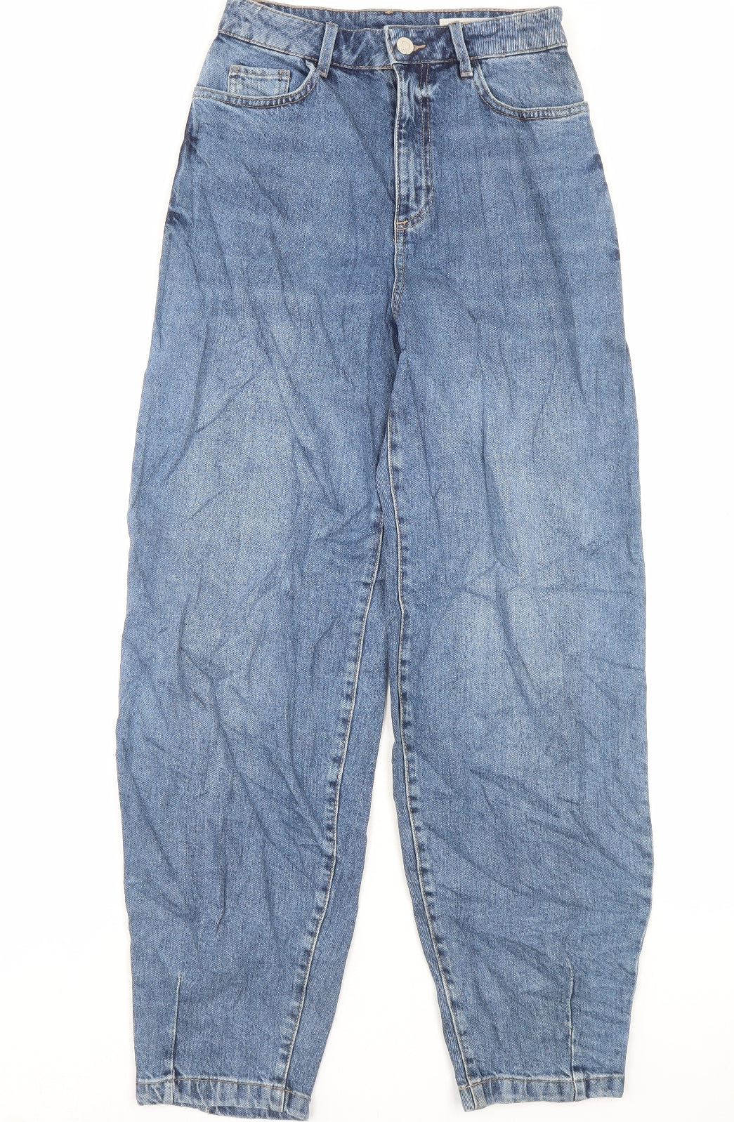 Womens UK Size 6 Marks and Spencer Slim Fit Straight Blue Jeans