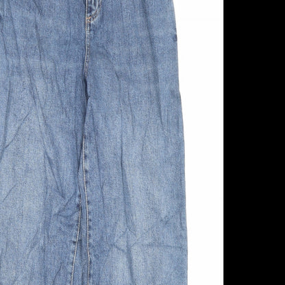 Womens UK Size 6 Marks and Spencer Slim Fit Straight Blue Jeans