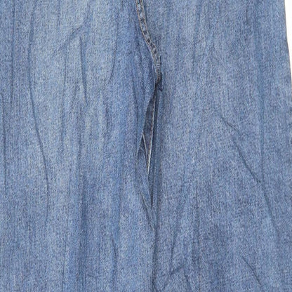 Womens UK Size 6 Marks and Spencer Slim Fit Straight Blue Jeans