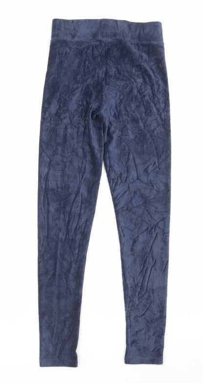 Womens UK Size 6 Marks and Spencer Regular Fit Capri Blue Trousers