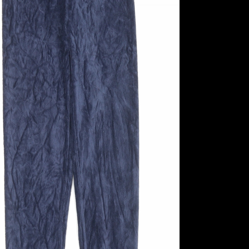 Womens UK Size 6 Marks and Spencer Regular Fit Capri Blue Trousers