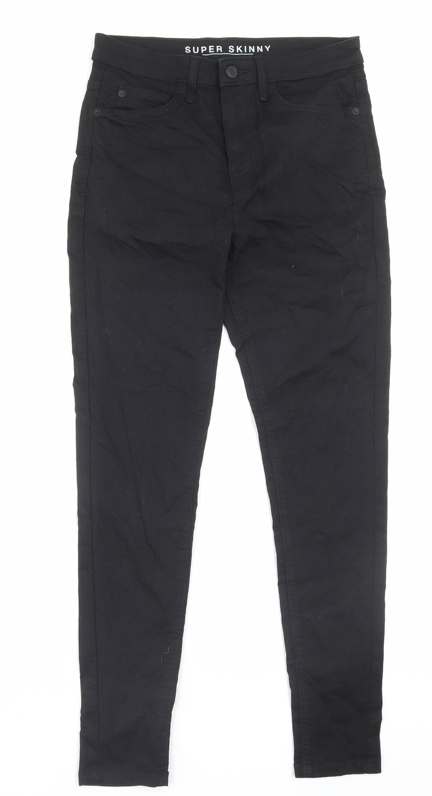 Womens UK Size 28 in Marks and Spencer Regular Fit Skinny Black Jeans