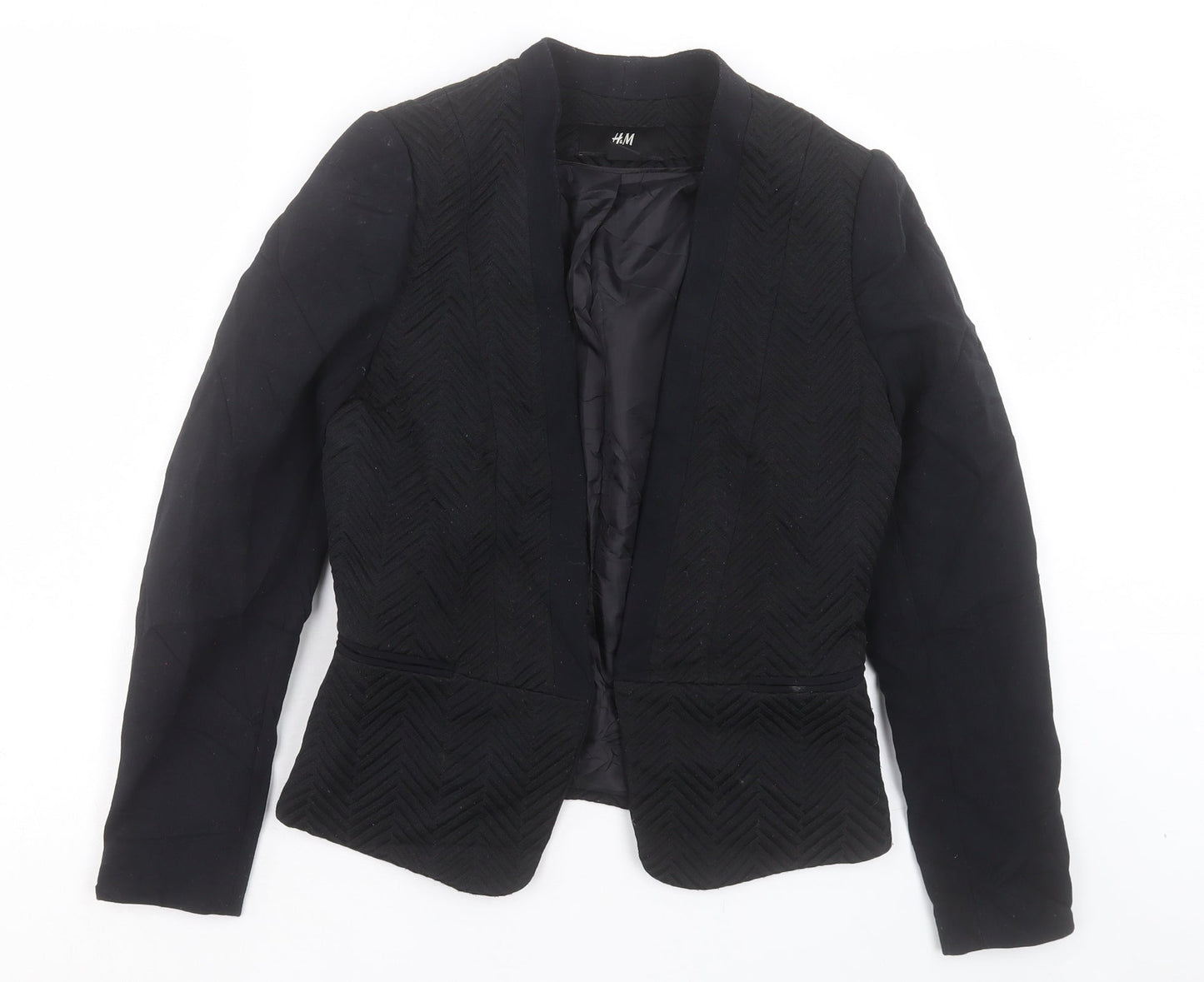 Womens UK Size 6 H&M Black Jacket