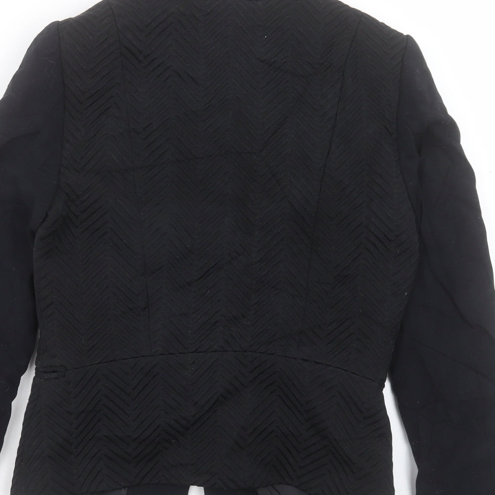 Womens UK Size 6 H&M Black Jacket