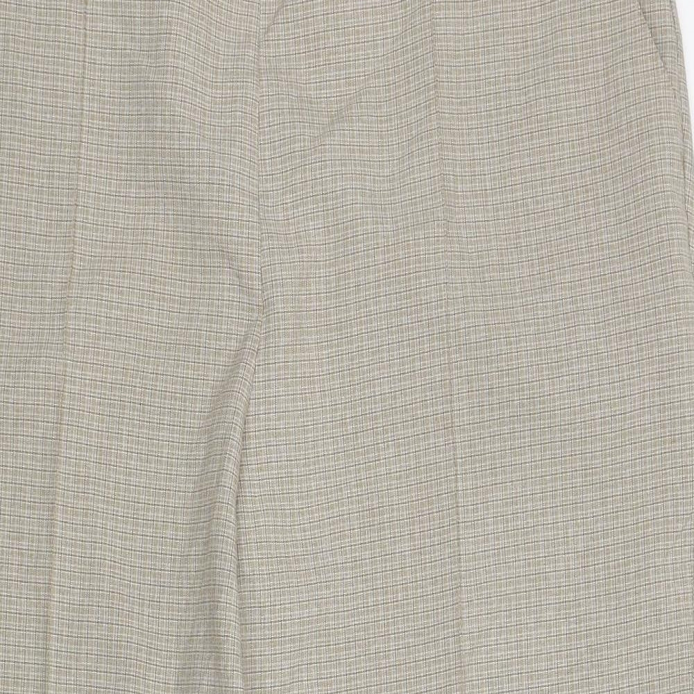 Womens UK Size 20 Marks and Spencer Regular Fit Carrot Beige Trousers