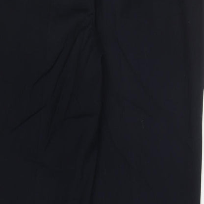 Topman Mens Blue Polyester Dress Pants Trousers Size 34 in L28 in Regular Zip