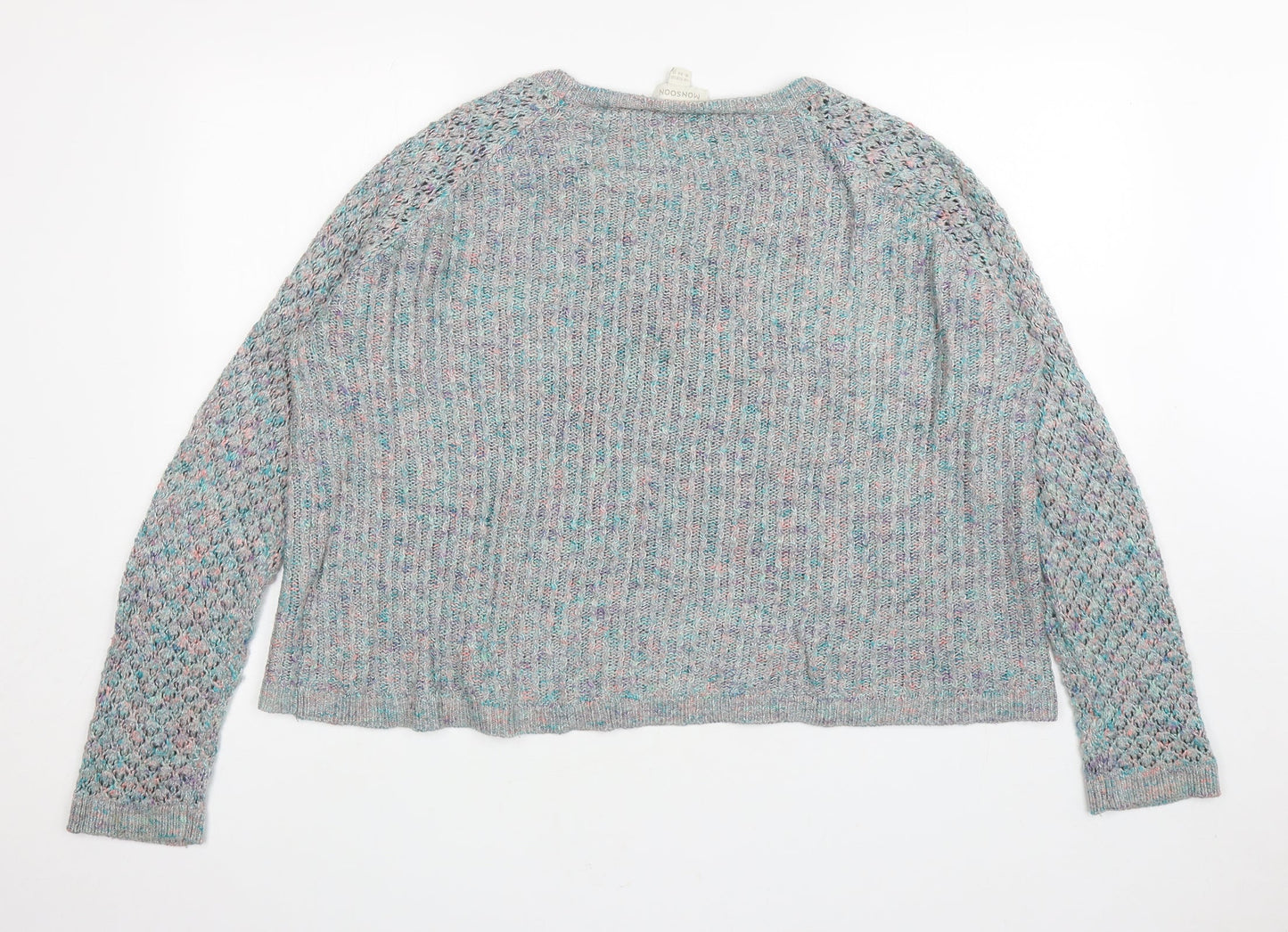 Womens UK Size 16 Monsoon Grey Pullover Jumper