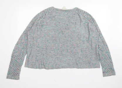 Womens UK Size 16 Monsoon Grey Pullover Jumper